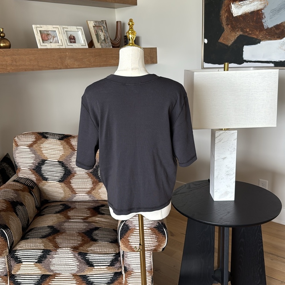 Michael Stars Boxy Rib Tee - Picture 4 of 6